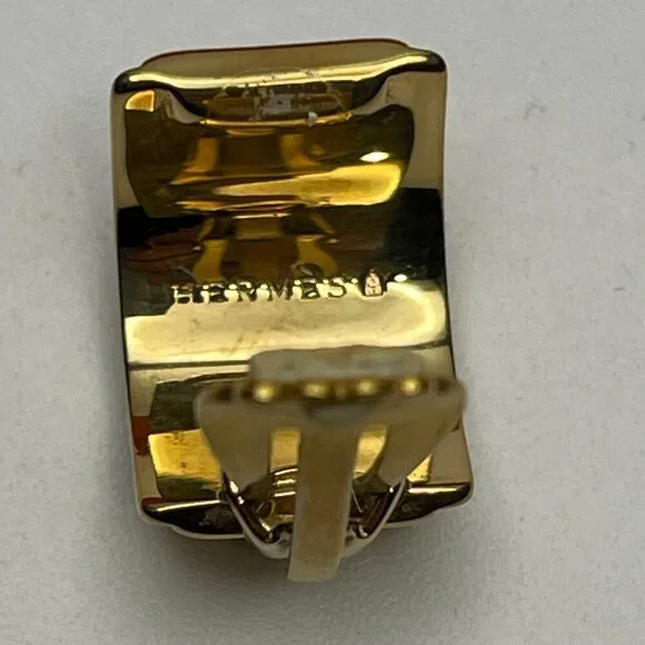 Hermès Pre-Owned 20th Century Enamel Les Flacons Clip On Earrings - Preowned - Picture 6 of 8